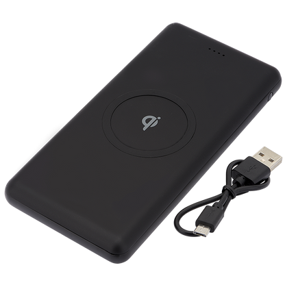 UL Certified Qi Ring Wireless Charger & Power Bank