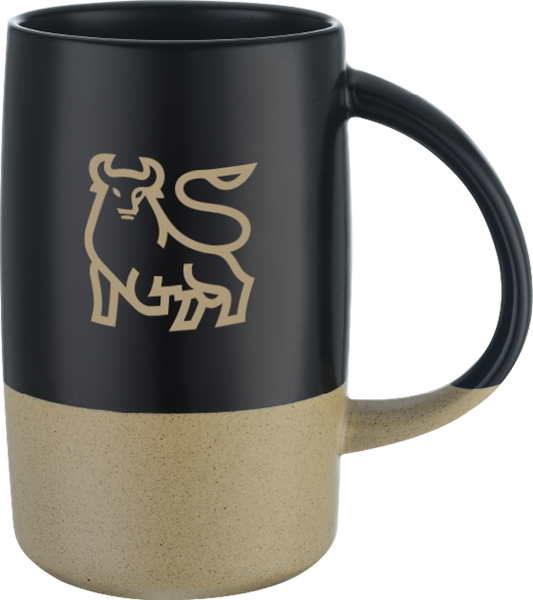 Black/Natural Beige Sunrise Mug