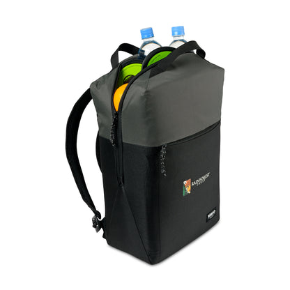 Black-Dark Grey Igloo® Fundamentals Lotus Backpack Cooler