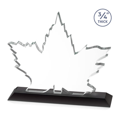 Maple Leaf VividPrint™ Award - Black