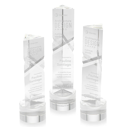 Oakham Award on Marvel Base - Clear