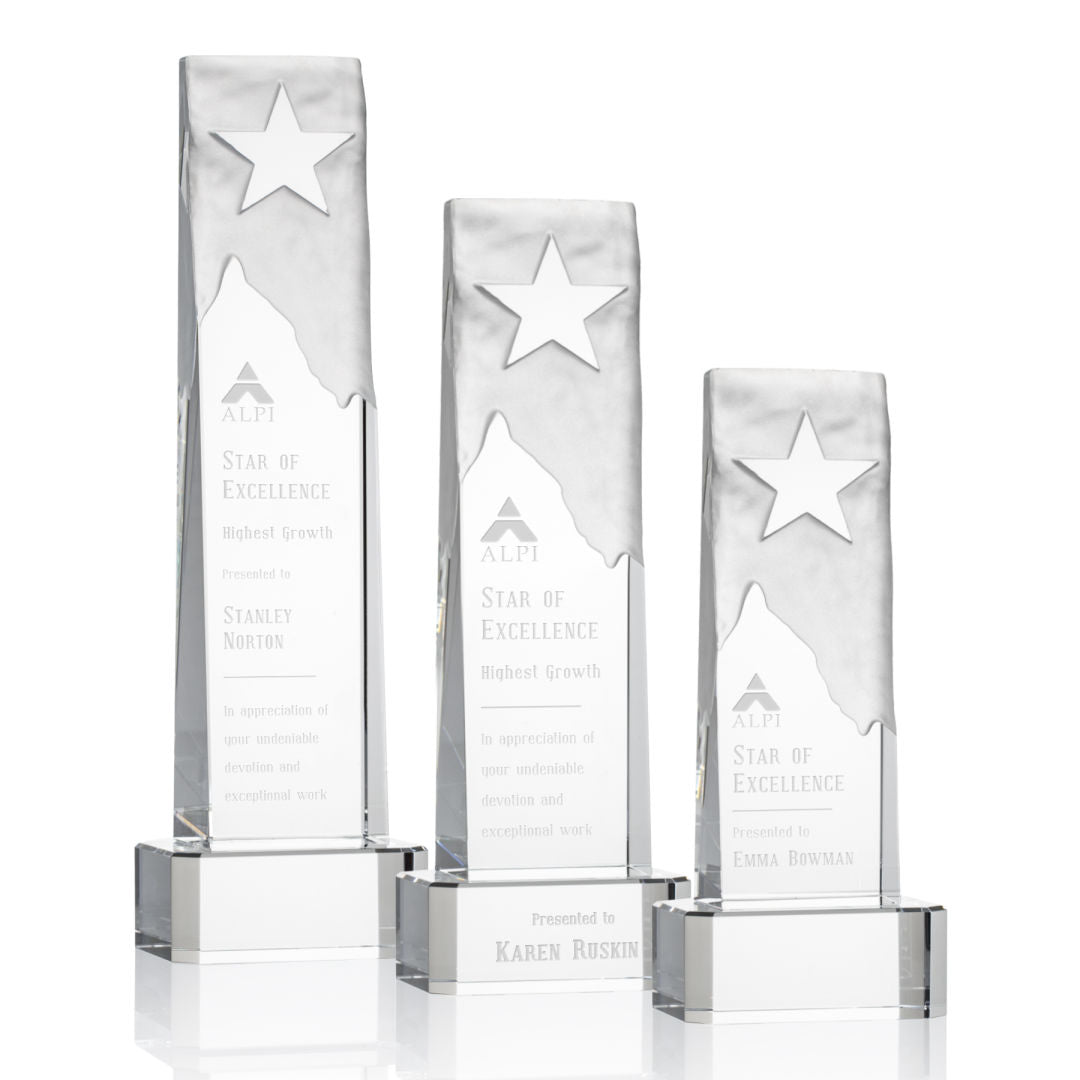 Stapleton Star Award on Base - Clear