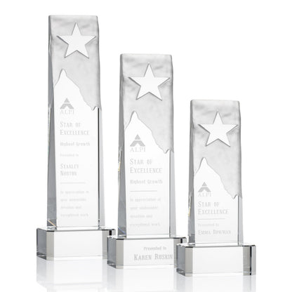Stapleton Star Award on Base - Clear