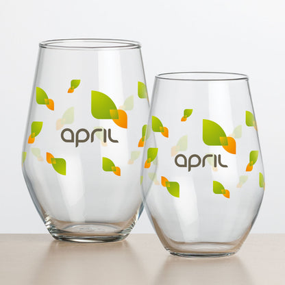 Vale Stemless Wine - 11.5oz /19oz - VividPrint™