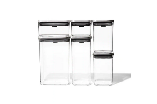 OXO Steel 6-Piece POP Container Set