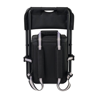 Black Cuisinart Outdoors™ Folding Chair Backpack Cooler