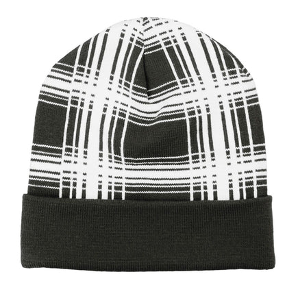 Mega-Plaid Beanie