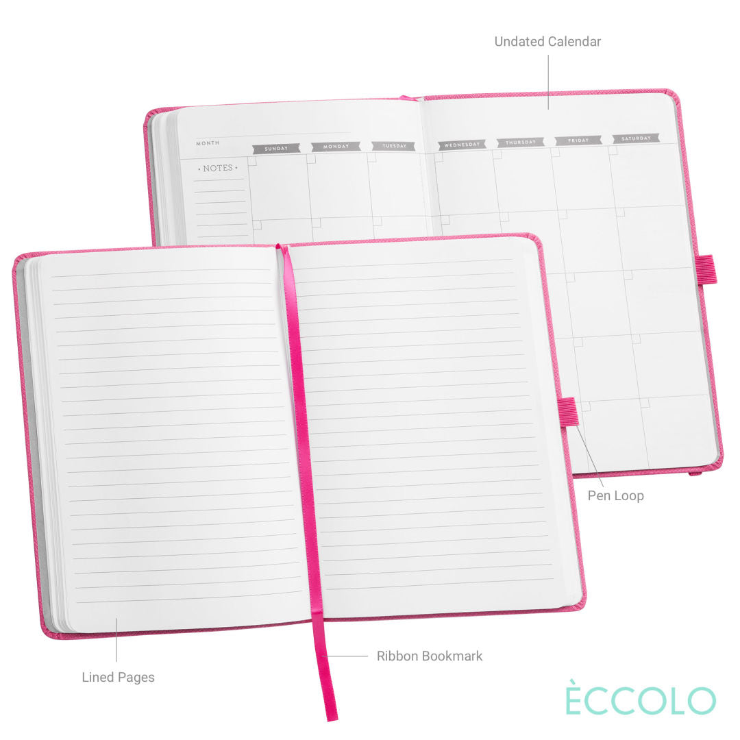 Eccolo®  Vogue Textured Journal w/Elastic