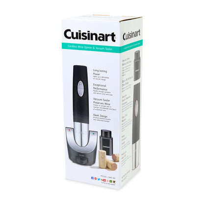 Stainless Steel Cuisinart® Cordless Wine Opener