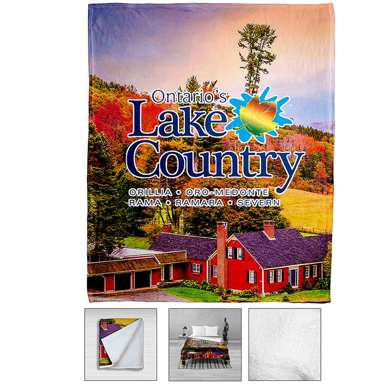 “JUNEAU” Sherpa 50” x 60” Blanket – Full Color