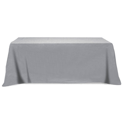 Flat Poly/Cotton 3-sided Table Cover - fits 8' standard table