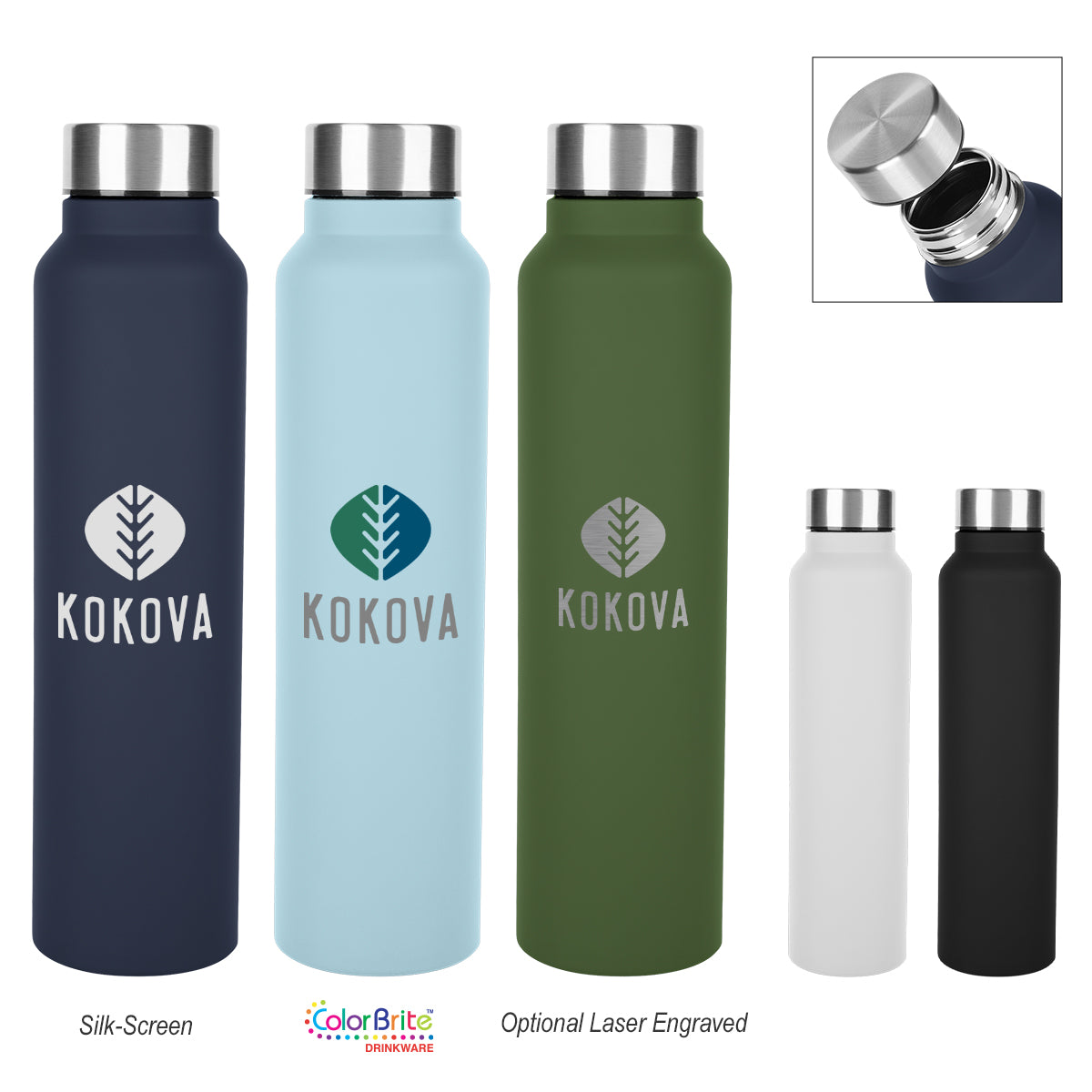 33 Oz. Hanlon Recycled Rubberized Bottle