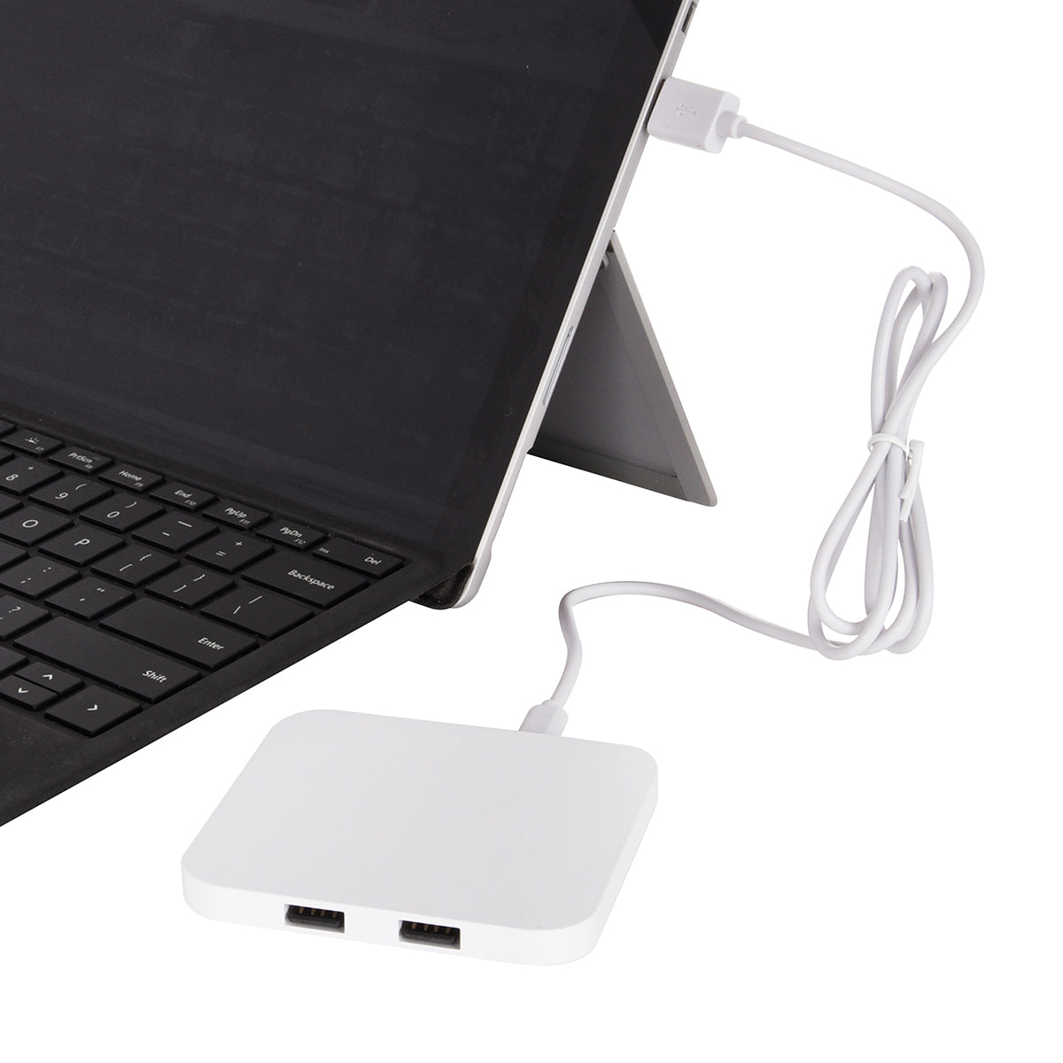 Power Up 2-Port USB Hub & Charging Pad 2.0