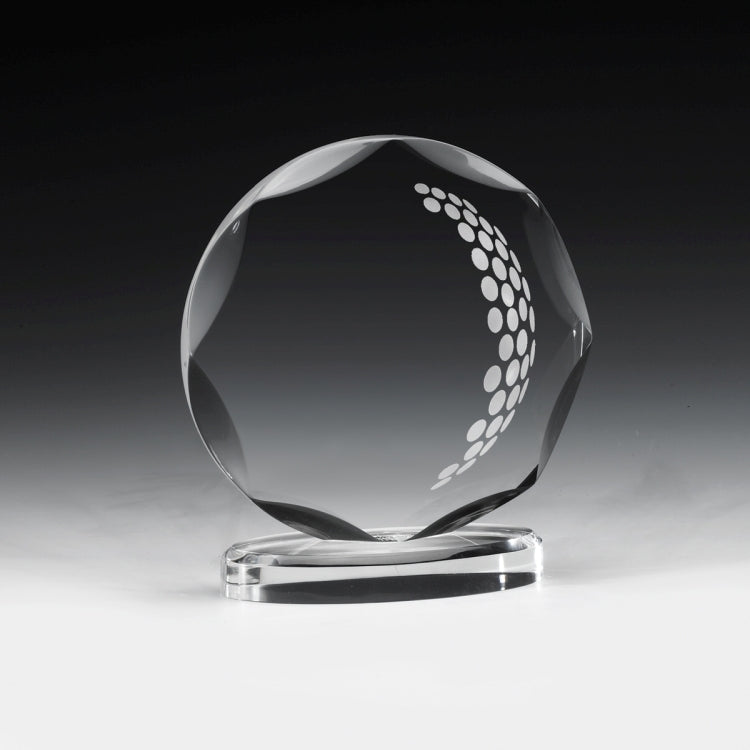 Round Scalloped Award - 4 Color Process