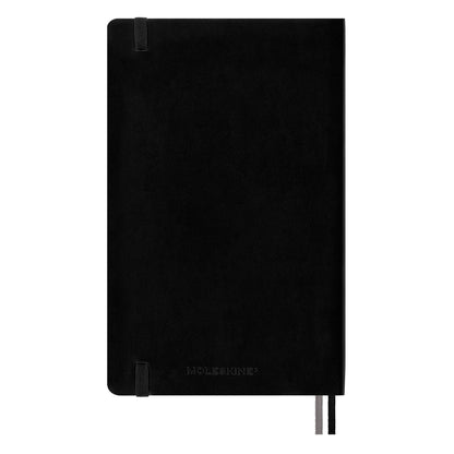 Black Moleskine® Soft Cover Ruled Large Expanded Notebook