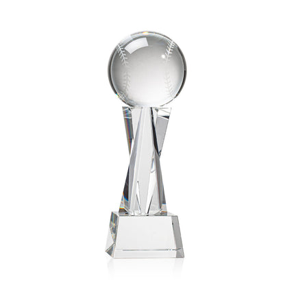 Baseball Award on Grafton Base - Clear