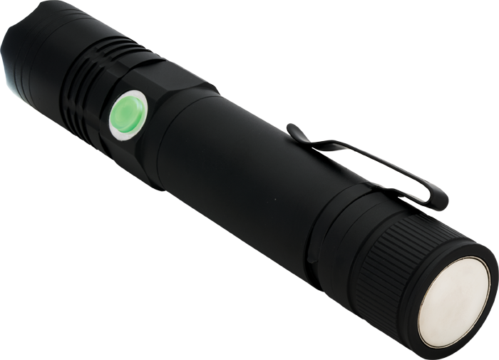 Rechargeable 3W Aluminum Focus Flashlight