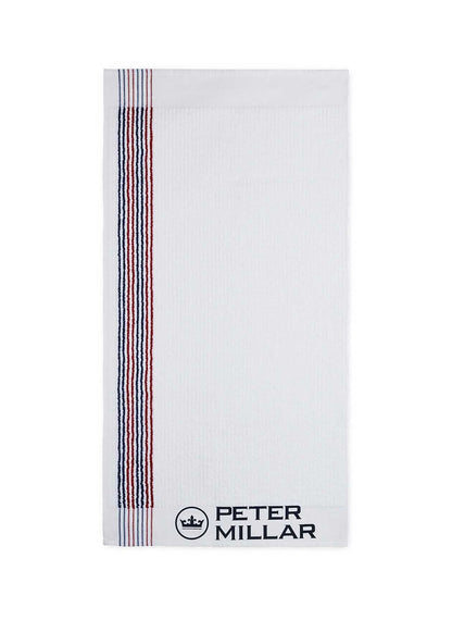 Peter Millar Tour Caddy Towel - Navy / Red - One Size