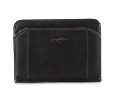 Black Global Leather Padfolio
