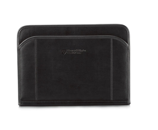 Black Global Leather Padfolio