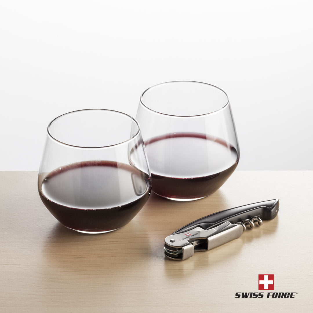 Swiss Force® Opener & Mandelay Stemless Wine