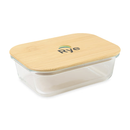 Bamboo 2 Cup Bamboo Storage Container