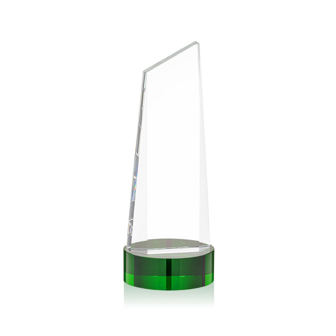 Belmont Tower VividPrint™ Award on Stanrich - Green