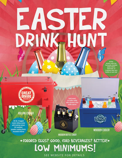 60 Liter Wooden Cooler