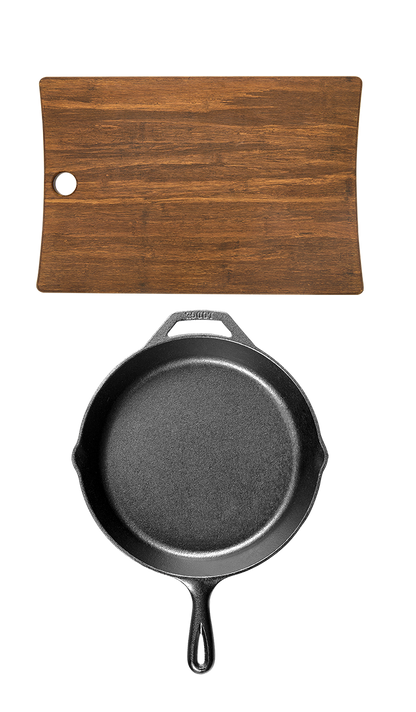 Lodge® 10.25" Cast Iron / Woodland Board Gift Set