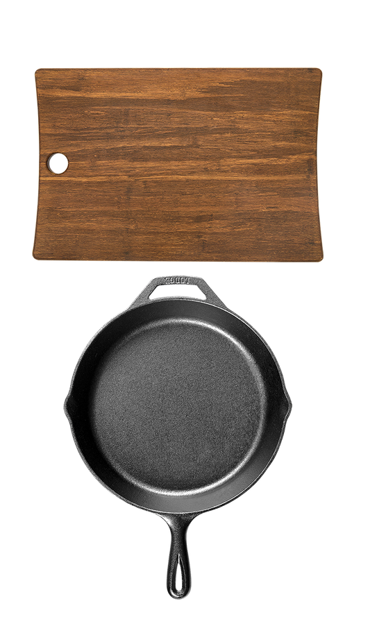 Lodge® 10.25" Cast Iron / Woodland Board Gift Set