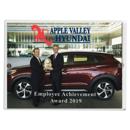 Laser Engraved Acrylic Magnetic Frame (4"x 6"x 3/4")