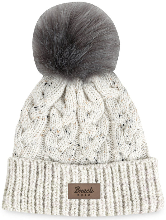 Ahead Speckle Pom Knit Hat