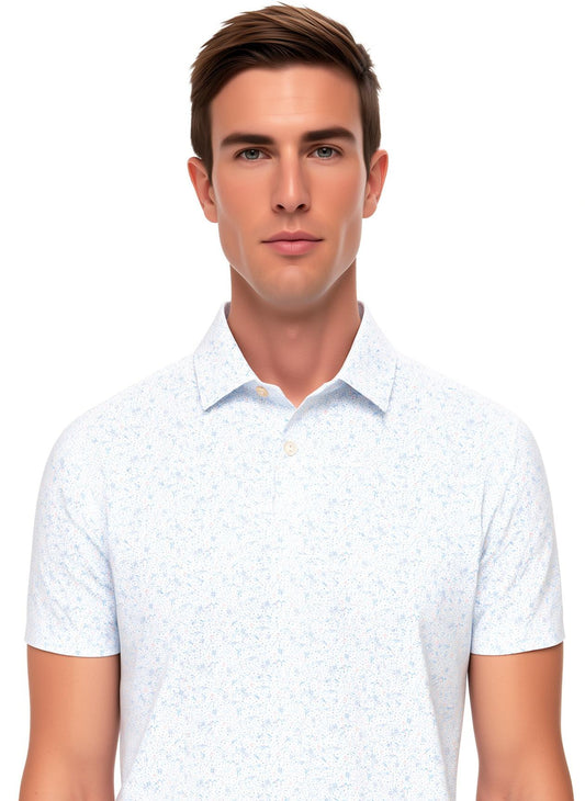 Peter Millar Men's Featherweight Land Of The Free Performance Polo
