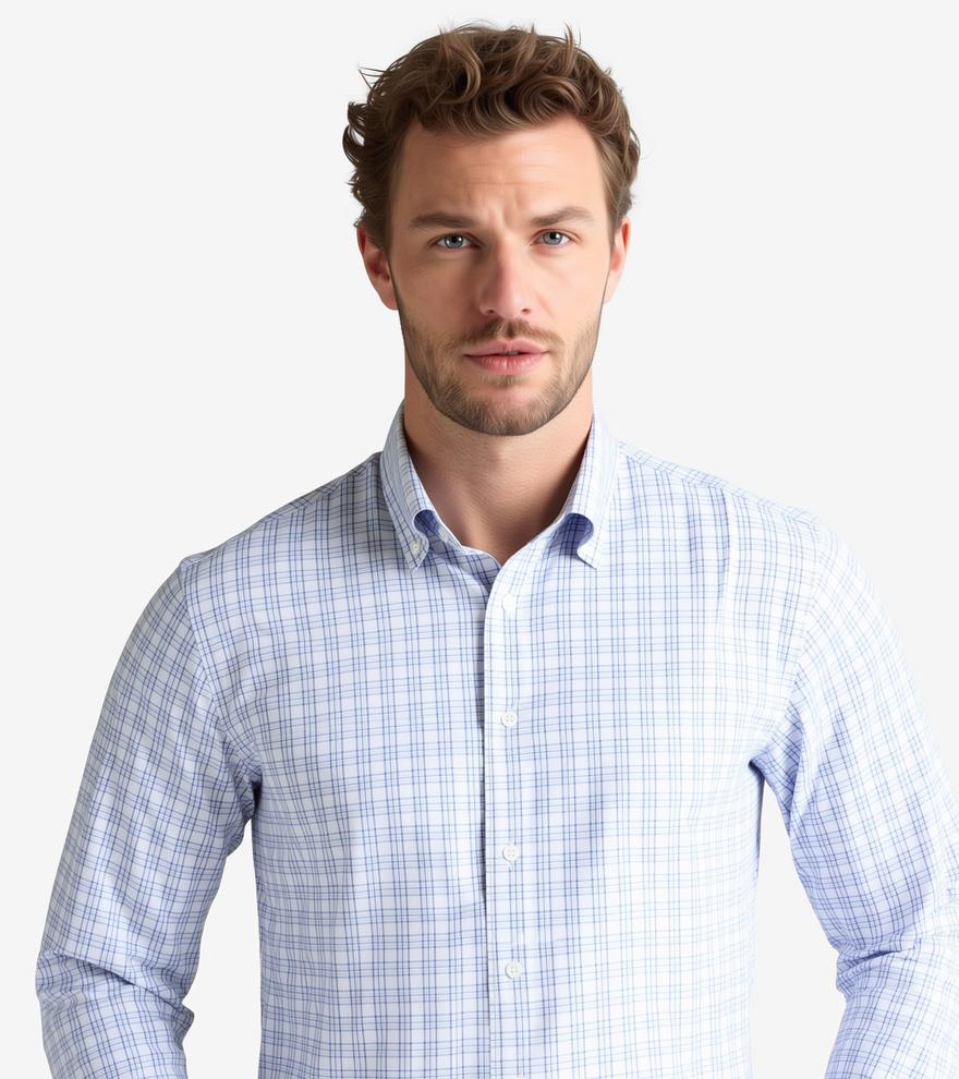 Peter Millar Men's Douglas Crown Lite Cotton-Stretch Sport Shirt