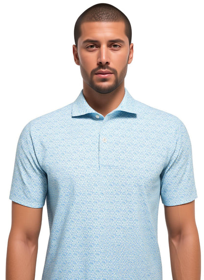 Peter Millar Men's Wood Fired Performance Jersey Polo
