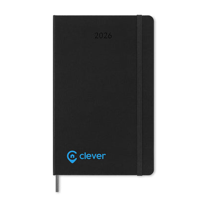 Black Moleskine® Hard Cover Large 12-Month Weekly 2026 Planner and GO Pen Gift Set