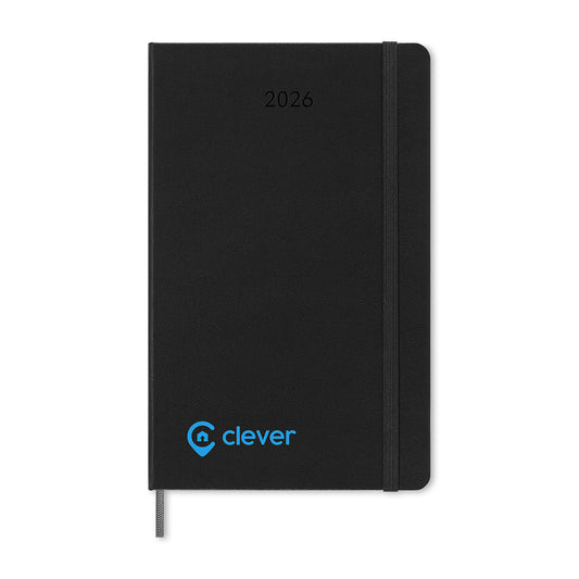 Black Moleskine® Hard Cover Large 12-Month Weekly 2026 Planner and GO Pen Gift Set