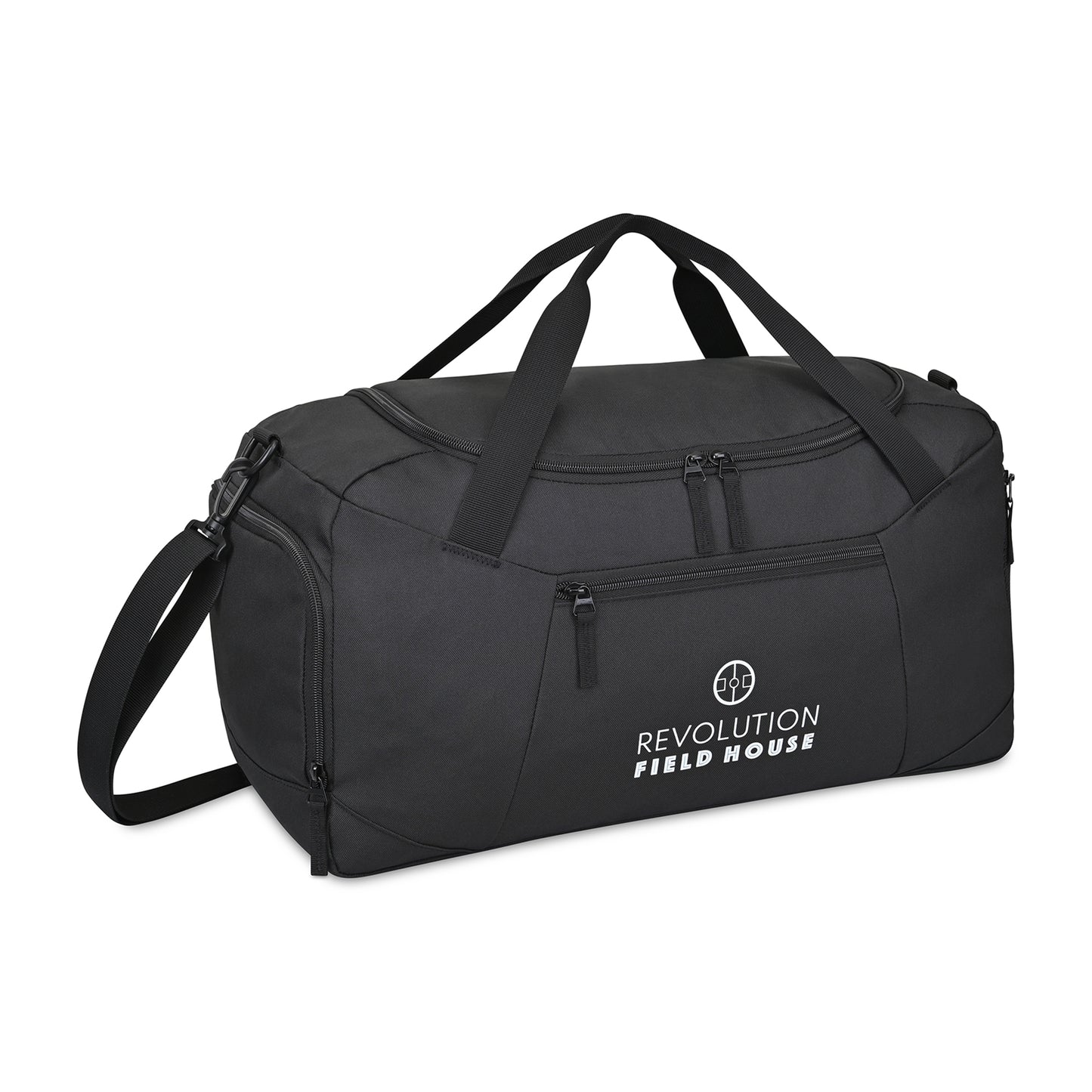 Black Rally Recycled Deluxe Sport Duffel