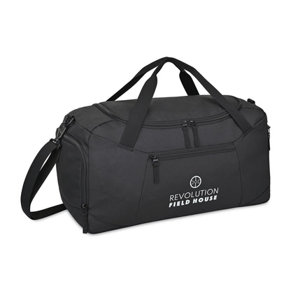 Black Rally Recycled Deluxe Sport Duffel