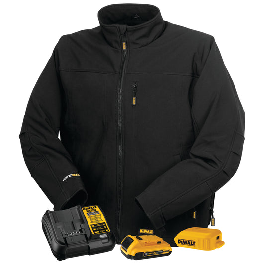 DCHJ060AB Men's Heated Soft Shell Jacket Kit - Black - Size XL
