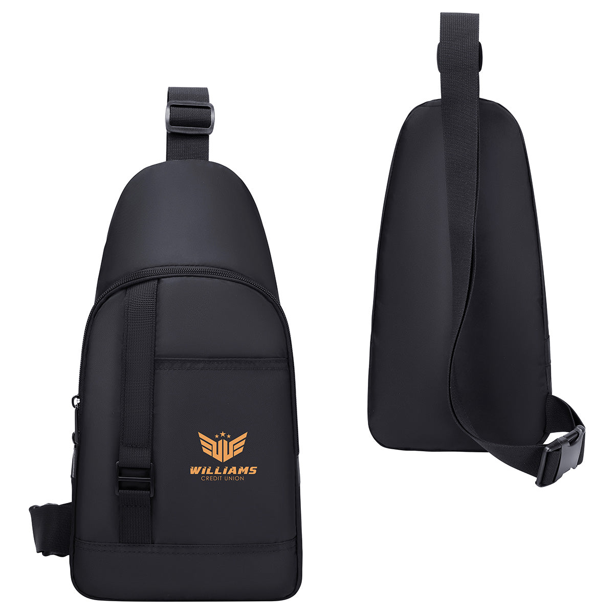 Black AeroLOFT®  ECO Anywhere Crossbody Mini Backpack