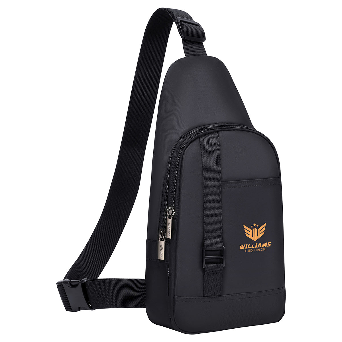 Black AeroLOFT®  ECO Anywhere Crossbody Mini Backpack