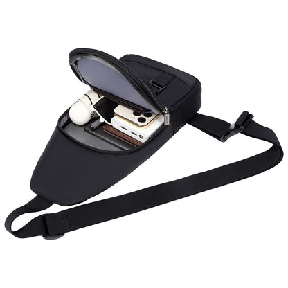 Black AeroLOFT®  ECO Anywhere Crossbody Mini Backpack