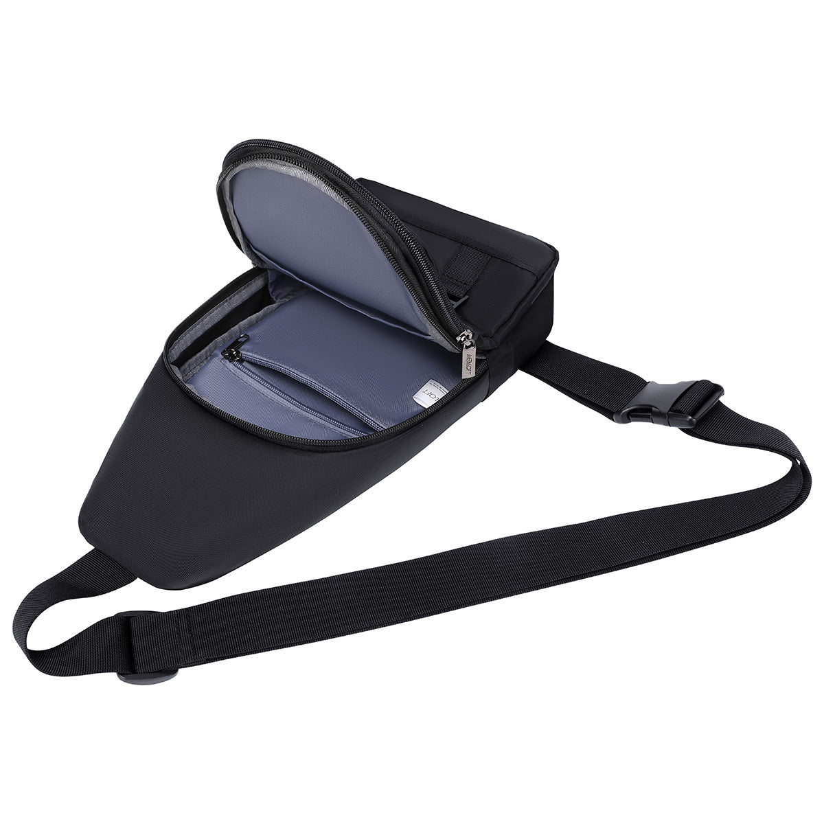 Black AeroLOFT®  ECO Anywhere Crossbody Mini Backpack