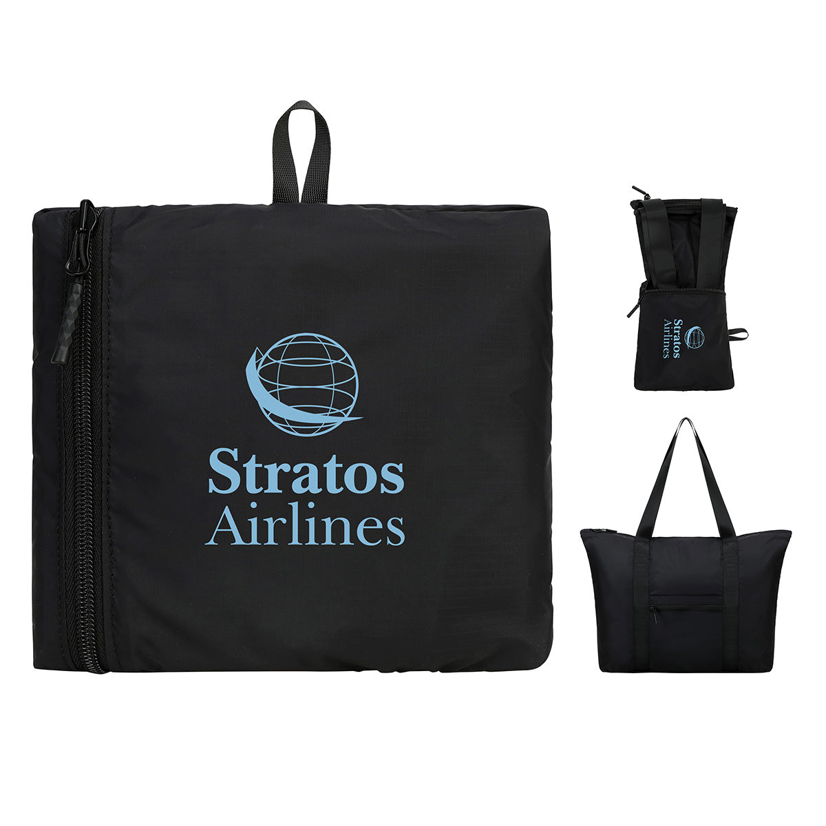 Black AeroLOFT®  Everyday Foldable Tote