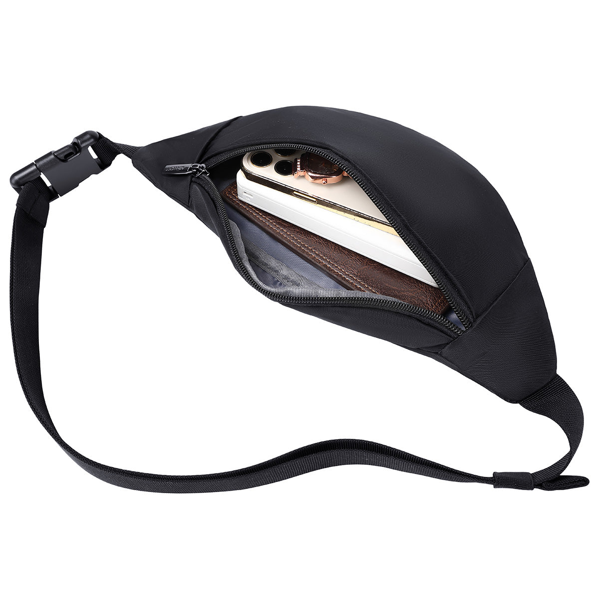 Black AeroLOFT®  ECO Anywhere Belt Bag