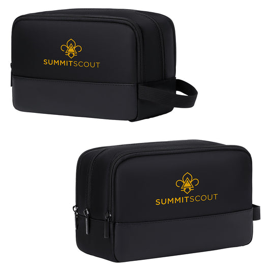 Black AeroLOFT®  Wide-Mouth Wet/Dry Toiletry Kit