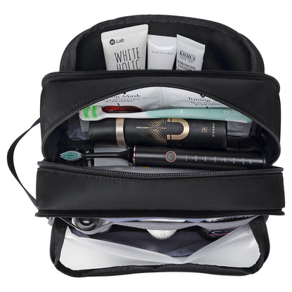 Black AeroLOFT®  Wide-Mouth Wet/Dry Toiletry Kit