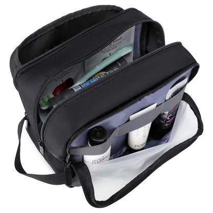 Black AeroLOFT®  Wide-Mouth Wet/Dry Toiletry Kit