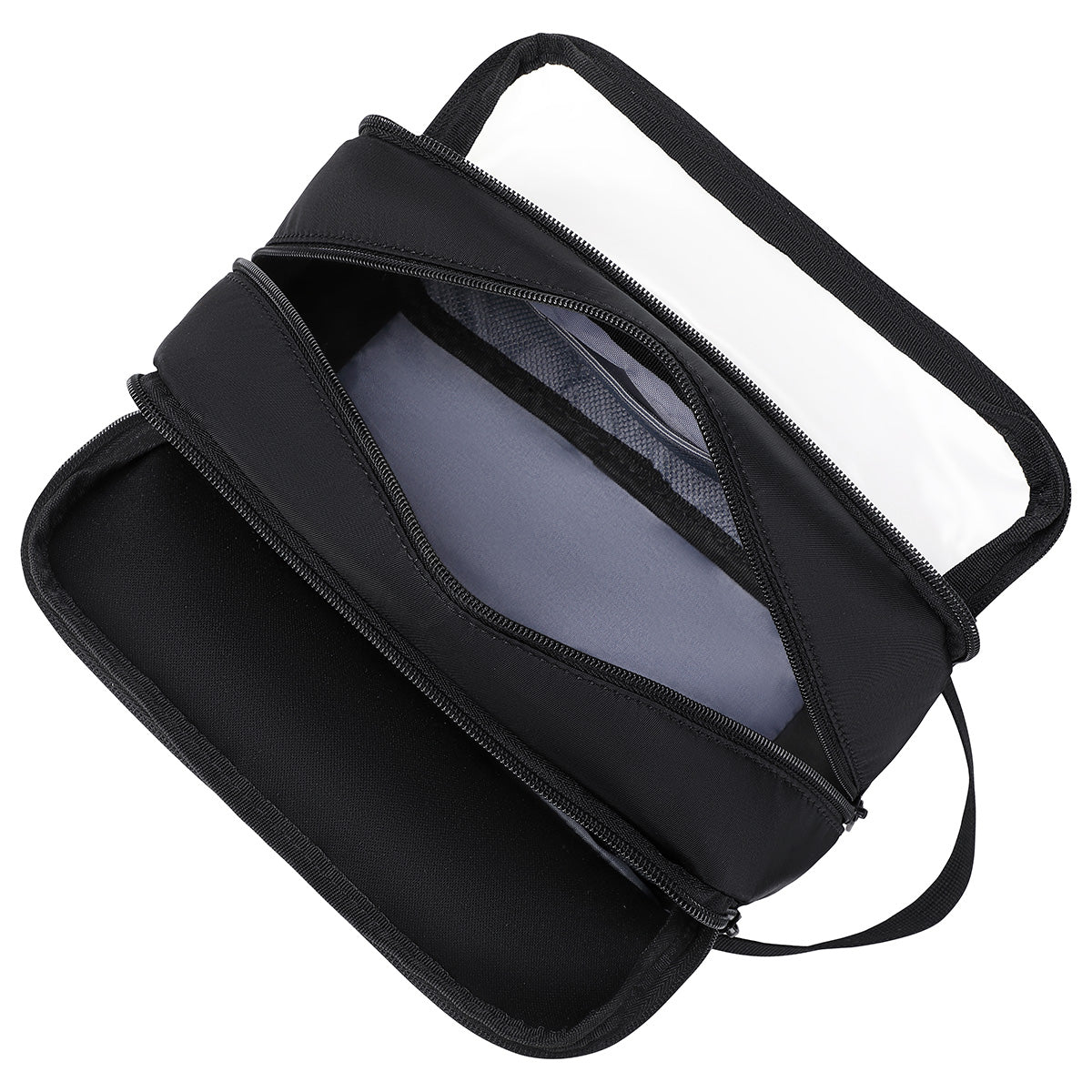 Black AeroLOFT®  Wide-Mouth Wet/Dry Toiletry Kit